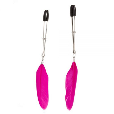 Зажимы на соски Перышки Lucky Bay Nipple Play, Pink