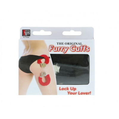 Наручники METAL HANDCUFF WITH PLUSH, BLACK