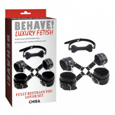 CH82242 Набор БДСМ 4 предмета Behave Luxury Fetish Fully Restrain You Lover Se Chisa