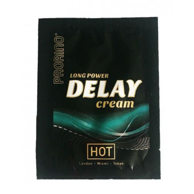 Продлевающий крем Prorino long power Delay cream (пробник), 3 мл