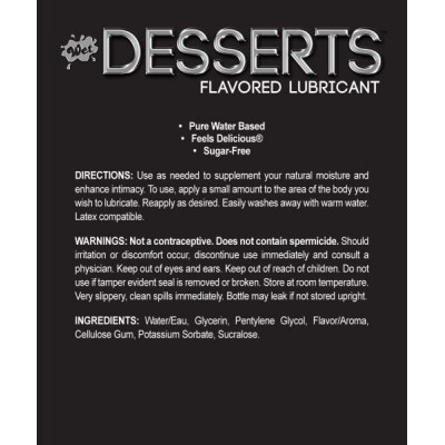 ПРОБНИК Съедобный Лубрикант WET Desserts Frosted Cupcake (со вкусом кекса) 10 мл ПРОБНИК Съедобный Лубрикант WET Desserts Frosted Cupcake (со вкусом кекса) 10 мл