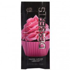 ПРОБНИК Съедобный Лубрикант WET Desserts Frosted Cupcake (со вкусом кекса) 10 мл
