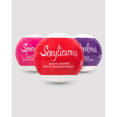 Бомбочка для ванны з феромонами Obsessive Bath bomb with pheromones Spicy Бомбочка для ванны з феромонами Obsessive Bath bomb with pheromones Spicy