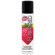 WT43078 Разогревающий съедобный лубрикант WET Flavored Kiwi Aardbei Glijmiddel 30 ml