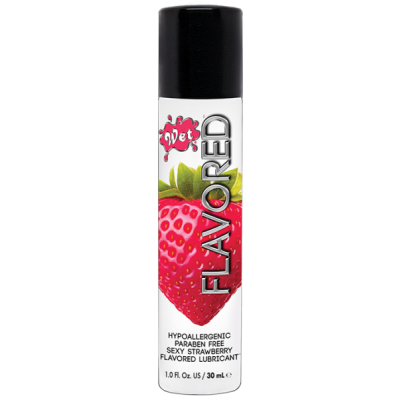 WT43078 Разогревающий съедобный лубрикант WET Flavored Kiwi Aardbei Glijmiddel 30 ml