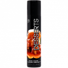 Съедобный лубрикант WET Desserts Salted Caramel (соленая карамель), 30мл