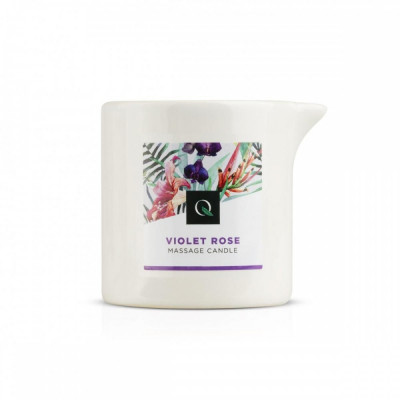 Массажная свеча Exotiq Massage Candle Violet Rose - 60 мл Массажная свеча Exotiq Massage Candle Violet Rose - 60 мл