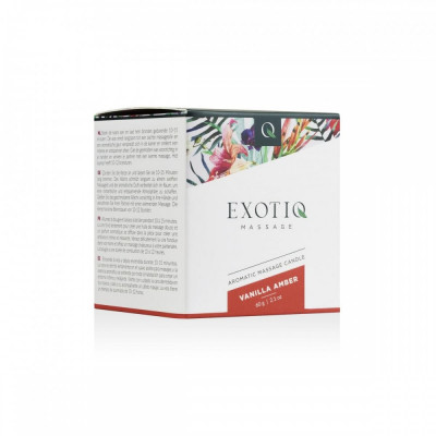 Массажная свеча Exotiq Massage Candle Vanilla Amber - 60 мл Массажная свеча Exotiq Massage Candle Vanilla Amber - 60 мл