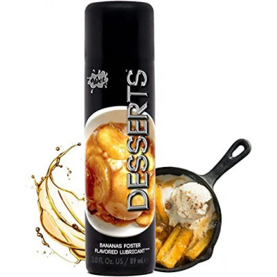 Съедобный лубрикант WET Bananas Foster (Банановое суфле) 89 мл Съедобный лубрикант WET Bananas Foster (Банановое суфле) 89 мл