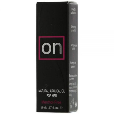 Вибрирующее масло для женщин ON Natural Arousal Oil Original, 5 мл Вибрирующее масло для женщин ON Natural Arousal Oil Original, 5 мл