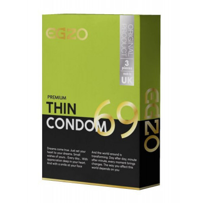 Тонкие презервативы EGZO "Thin"