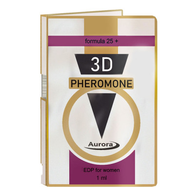 ПРОБНИК Духи с феромонами женские 3D Pheromone formula<25, 1 мл