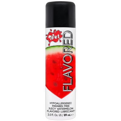 Съедобный лубрикант WET Flavored Juicy Watermelon (Сочный арбуз) 89 мл