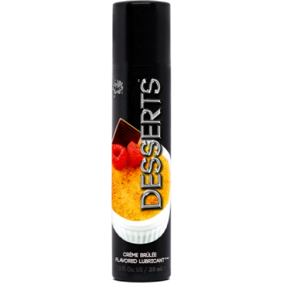 Съедобный лубрикант WET Desserts Crème Brulee (Крем-брюле), 30мл