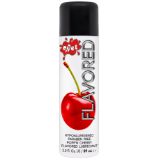 Съедобный лубрикант WET CLEAR FLAVORED SWEET CHERRY (Спелая вишня), 89 мл