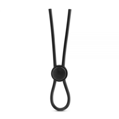 Регулируемое эрекционное кольцо STAY HARD SILICONE LOOP BLACK
