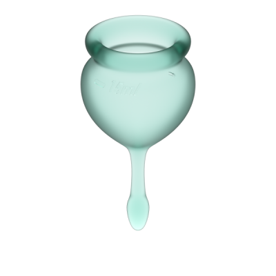 Менструальные чаши SATISFYER FEEL GOOD MENSTRUAL CUP GREEN Менструальные чаши SATISFYER FEEL GOOD MENSTRUAL CUP GREEN