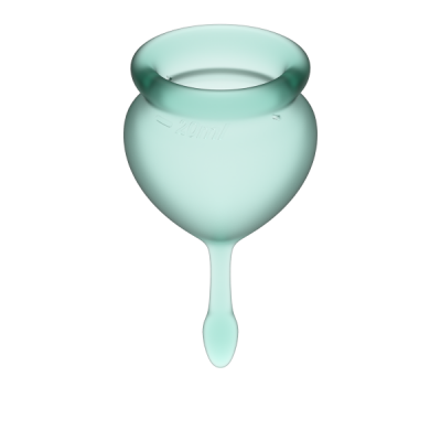 Менструальные чаши SATISFYER FEEL GOOD MENSTRUAL CUP GREEN Менструальные чаши SATISFYER FEEL GOOD MENSTRUAL CUP GREEN