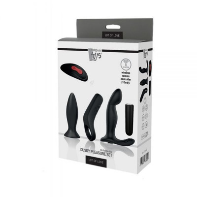Стимулирующий набор для мужчин LOT OF LOVE DUSKY PLEASURE SET BLACK