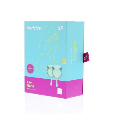 Менструальные чаши SATISFYER FEEL GOOD MENSTRUAL CUP GREEN Менструальные чаши SATISFYER FEEL GOOD MENSTRUAL CUP GREEN