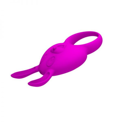 Эрекционное кольцо с вибрацией Pretty Love Naughty Bunny