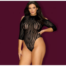 410887 Боди-сетка с открытой спиной Obsessive B130 XL/XXL