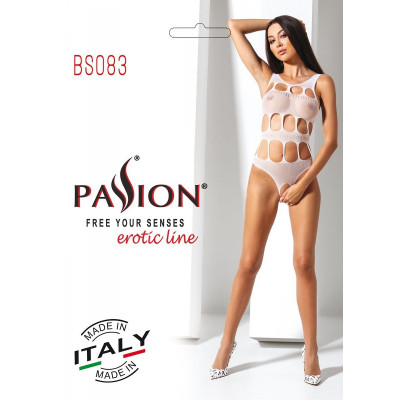 Бодистокинг Passion BS083 white Бодистокинг Passion BS083 white