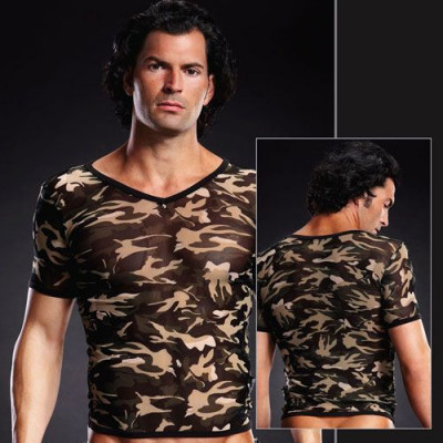 Футболка Pro-Mesh V-Neck Tee Camouflage L/XL