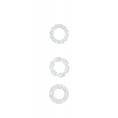 Кольцо MENZSTUFF STRETCHY COCK RINGS, CLEAR