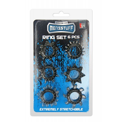 Набор колец MENZSTUFF 6PC STRECHEABLE RING SET