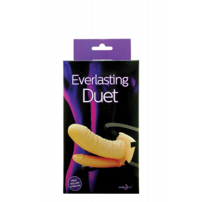 Страпон двойной EVERLASTING DUET DUAL PENETRATION STRAP