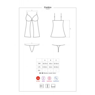 Бебидолл Obsessive Contica babydoll S/M