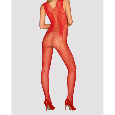Комбинезон N112 Obsessive с рисунком крыльев Red L/XL