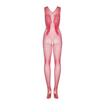 Комбинезон N112 Obsessive с рисунком крыльев Red L/XL