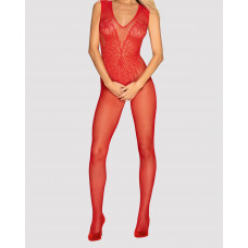 Комбинезон N112 Obsessive с рисунком крыльев Red L/XL