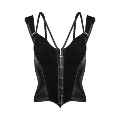 Корсет с гипюром F159 Noir Handmade M Корсет с гипюром F159 Noir Handmade M