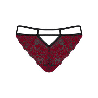 Трусики Obsessive Sugestina Bordeaux-Black L/XL Трусики Obsessive Sugestina Bordeaux-Black L/XL