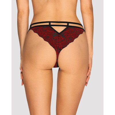 Трусики Obsessive Sugestina Bordeaux-Black L/XL Трусики Obsessive Sugestina Bordeaux-Black L/XL