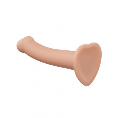 Насадка для страпона Strap-On-Me Dual Density Dildo Flesh M, диаметр 3,3см, двухслойная, гибкая Насадка для страпона Strap-On-Me Dual Density Dildo Flesh M, диаметр 3,3см, двухслойная, гибкая