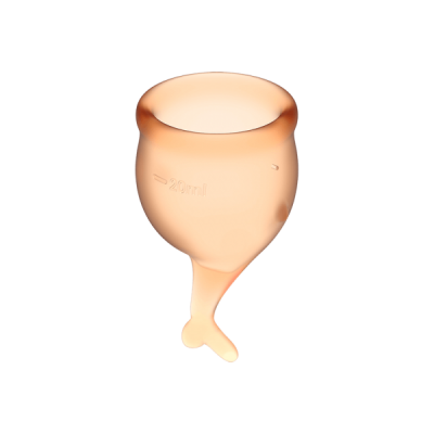 Менструальные чаши SATISFYER FEEL GOOD MENSTRUAL CUP ORANGE Менструальные чаши SATISFYER FEEL GOOD MENSTRUAL CUP ORANGE
