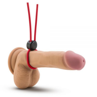 T331088 Регулируемое эрекционное кольцо STAY HARD SILICONE LOOP RED