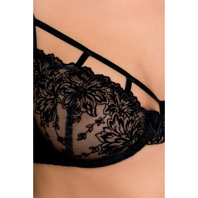 Комплект білизни HAYA SET black XXL/XXXL - Passion Exclusive: стрінги, ліф, пояс для панчох Комплект білизни HAYA SET black XXL/XXXL - Passion Exclusive: стрінги, ліф, пояс для панчох