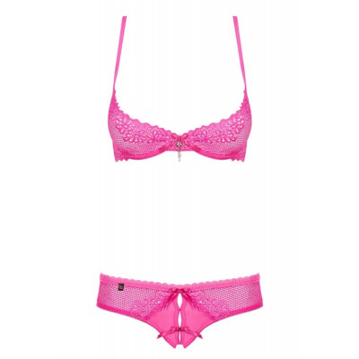 Комплект Obsessive ALABASTRA 2-PCS SET Pink S/M Комплект Obsessive ALABASTRA 2-PCS SET Pink S/M