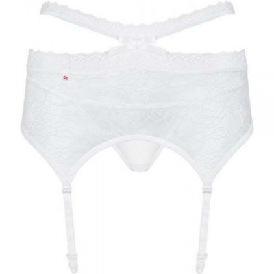 Пояс для чулок Swanita L/XL Obseeeive белые