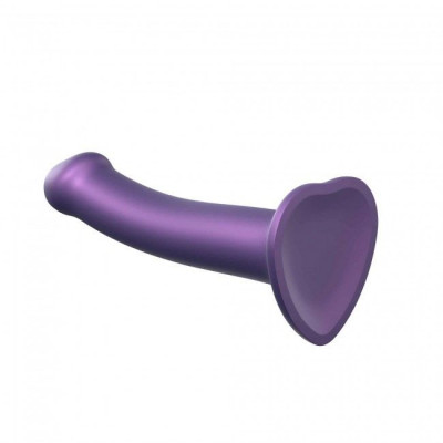 Насадка для страпона Strap-On-Me Mono Density Dildo Violet M, диам. 3,3см, однослойный силикон, гибк Насадка для страпона Strap-On-Me Mono Density Dildo Violet M, диам. 3,3см, однослойный силикон, гибк