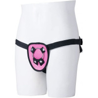 T111667 Трусики HARNESS с кольцами STRAP ON HARNESS PINK