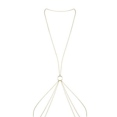 Ланцюжок для тіла Bijoux Indiscrets Magnifique 8 Body Chain - Gold, прикраса для тіла Ланцюжок для тіла Bijoux Indiscrets Magnifique 8 Body Chain - Gold, прикраса для тіла
