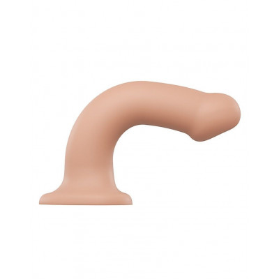 Насадка для страпона Strap-On-Me Dual Density Dildo Flesh L, диаметр 3,7см, двухслойная, гибкая Насадка для страпона Strap-On-Me Dual Density Dildo Flesh L, диаметр 3,7см, двухслойная, гибкая