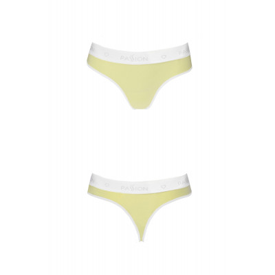 Спортивні трусики-стрінги Passion PS007 PANTIES yellow, size L Спортивні трусики-стрінги Passion PS007 PANTIES yellow, size L