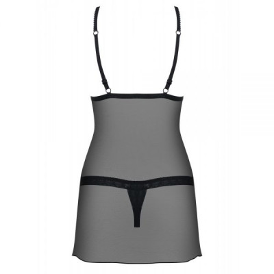 Cорочка Obsessive 865-CHE-1 chemise & thong S/M